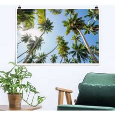 Klebefieber Palm Sky Poster 30x20cm