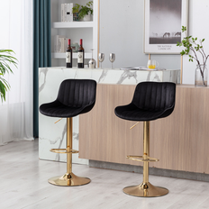 Gold Seating Stools Bed Bath & Beyond Bar Set 2 Seating Stool