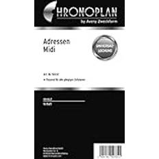 AVERY Zweckform Chronoplan Midi Adressebog 96 x 172 mm Set of 16