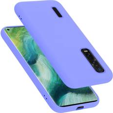 Cadorabo Schutzhülle für oppo find x2 pro hülle handy cover soft case tpu silikon LIQUID HELL LILA DE-160541