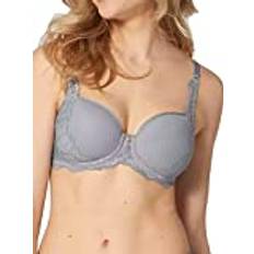 Chrome - Women Underwear Triumph Womens Peony Florale WP Bra Grey Polyamide