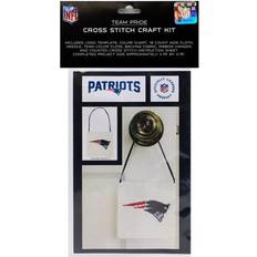 Sporticulture White New England Patriots Team Pride Cross Stitch Craft Kit