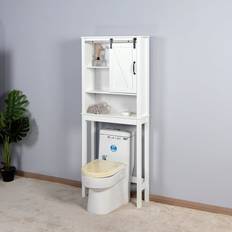 Over the bathroom storage Bed Bath & Beyond Over-the-Toilet Storage Cabinet A Door