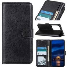 Cover samsung galaxy s21 ultra 5g MTP Products Samsung Galaxy S21 Ultra 5G Pung Taske med Stand Sort