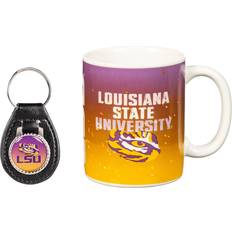 Evergreen Enterprises LSU Tigers 11oz. Ceramic Coffee Cup & Leather Keychain Gift Set