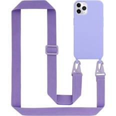 Cadorabo Purple Mobile Phone Chain for Apple iPhone 11 PRO MAX TPU Silicone Case Cover