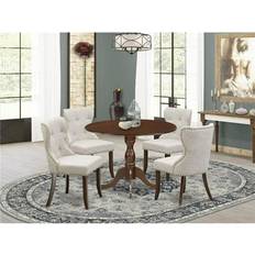 Furniture East West Furniture DMSI5-MAH-35 Dining Set 5