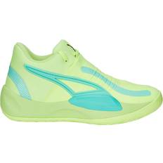 Puma Yellow Basketball Shoes Puma Rise NITRO Basketball Shoes, Men's, M15/W16.5, Yellow