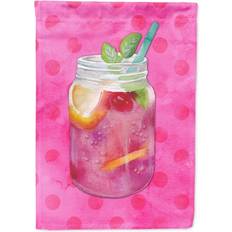 Pink Flags & Accessories Caroline's Treasures Mason Jar Cocktail Polka Dot