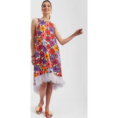 La DoubleJ Scala High Dress With Feathers