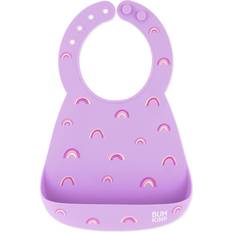 Bumkins Baby and Toddler Bibs Silicone Bib Baby & Toddler 6-24 Mos Rainbows