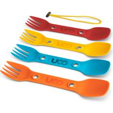 UCO Camping & Outdoor UCO Utility Spork 4-Pack with Tether