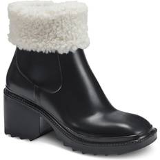 Fur - Women Rain Boots INC Womens Eadin Outdoor Faux Fur Trim Rain Boots