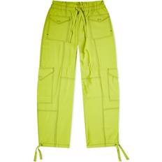 Ganni Nainen Housut & Shortsit Ganni High Waist Cargo Pocket Pant - Sulphur Spring