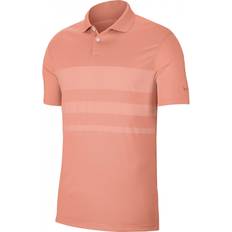 Polo Shirts Nike Golf Vapor Stripe Dri Fit Mens 606 PINK QUARTZ