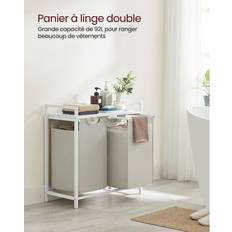 Laundry Sorter Hamper 2 x 46L