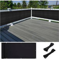 Gr8 Garden 1.2 3m Black Garden Balcony Privacy Screen