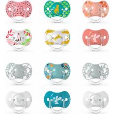 Multicolor Chupetes & Juguetes de Dentición Suavinex Pacifier Prints M Multicolour 2 Units