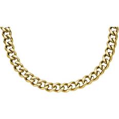 Stainless Steel Necklaces Fossil Gold Tone Stainless Steel Chain - A97142