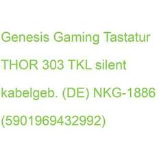 Genesis Gaming Tastatur THOR 303 TKL silent kabelgeb.
