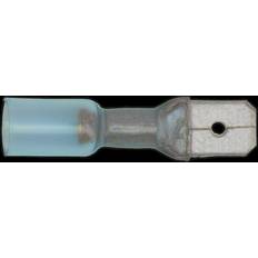 Heat Shrink Push-On Terminal 6.3mm Blue Pack of 25