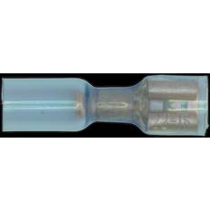 Heat Shrink Push-On Terminal 6.4mm Blue Pack of 25