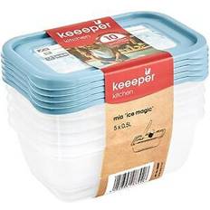 Keeeper Frysedåse Sæt Mia Magic Ice 5x 0.5 Liter 5stk