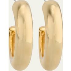 Mujer - Oro Pendientes Kenneth Jay Lane Tubular Hoop Earrings in 22K Gold Plated