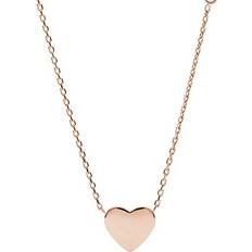 Fossil Necklaces Fossil Women's Engravable Necklace, Color: Rose Gold Model: JF03081791