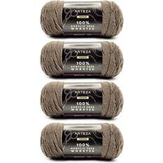 Arteza 100% Acrylic Yarn, Worsted Mushroom