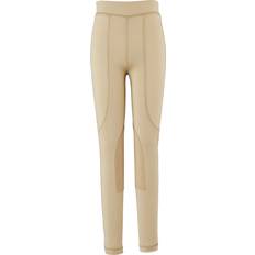 Equestrian Trousers & Shorts Dublin Womens Performance Flex Knee Patch Riding Tights Beig