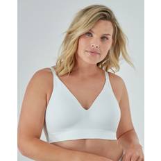 3XL Bras Bali Comfort Revolution Modern Seamless Wirefree Bra White