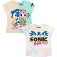 Children's Clothing Sega SEGA Rosy the Rascal Sonic The Hedgehog Toddler Girls Pack T-Shirts Tie Dye Multicolor 2T