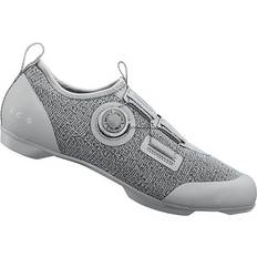 Blue - Women Cycling Shoes Shimano Women's 2023 IC5 Indoor Cycling Shoes Ice Grey