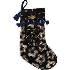 The Christmas Gift Co Blue Velvet Go Where Stars You Stocking