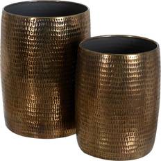 Bronze Vases BigBuy Home 2 Pieces Golden Vase