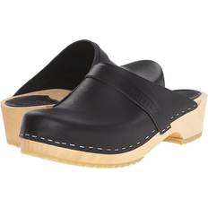 35 ½ Clogs Swedish Hasbeens Husband Sandals - Black