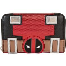 Loungefly Marvel Metallic Deadpool Cosplay Zip Around Wallet - Multicolour