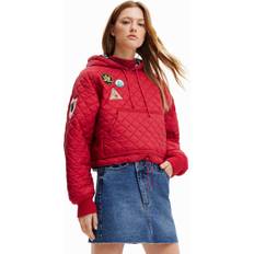 Omlott Överdelar Desigual Kvinnors kokosnöt 3001 jordgubbströja, röd