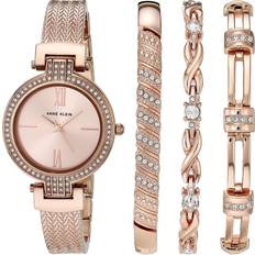 Anne Klein Womens Japanese Dress with Metal Strap, Rose gold, 12 Model: AK3584RgST