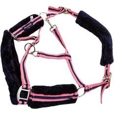 Imbracature per cavalli Jacson Pony Pals Halter Blue/Pink, Unisex, Equipo, ecuestre, Equitación, Azul/Rosa, Cob