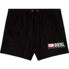 Diesel Homme Maillots de bain Diesel Swimsuits Mi-long Avec Imprimé Logo - Black