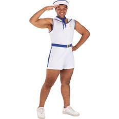 Sailor Fancy Dresses Fun Costumes Plus Size Sunbathing Sailor Costume 2X