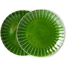 HKliving The Emeralds Ø27 cm Grün Set of 2