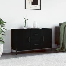Sideboards on sale vidaXL Black Engineered Wood 100 x 36 x 60 cm Sideboard 100x60cm