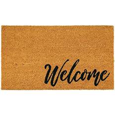 Non-Slip Rectangular Coir Rubber Entryway Doormat