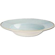 Churchill Stonecast Round Wide Rim Bowl Duck Egg