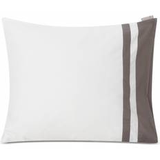 Sort Hovedpudebetræk Lexington Hotel Sateen White/Charcoal Contrast Hovedpudebetræk Hvid, Sort (65x65cm)