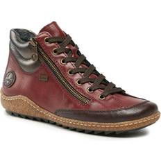 Velour Boots Rieker Stiefeletten L7500-35 Rot