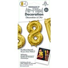 Number Balloons Anagram Air Balloon Number "8" Gold CVS